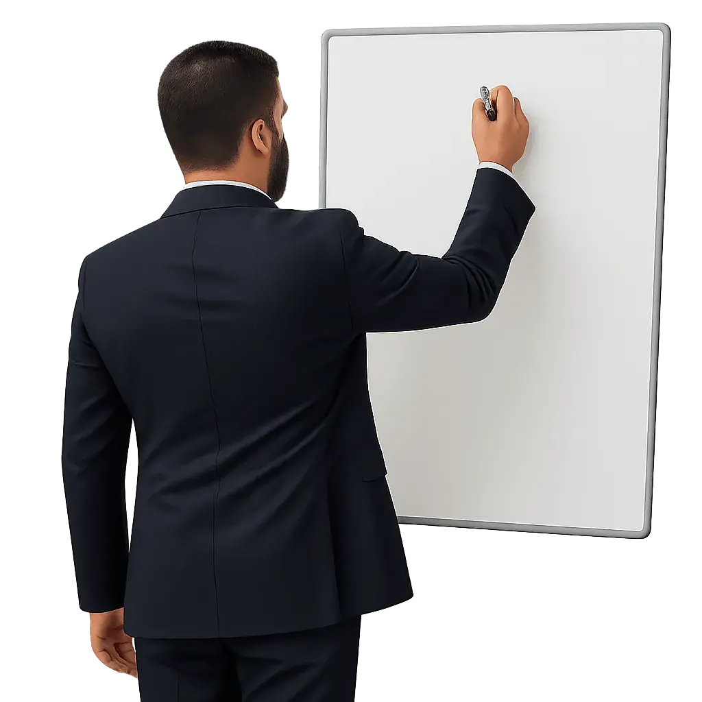 Photo du formateur de dos